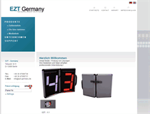 Tablet Screenshot of ezt-germany.de